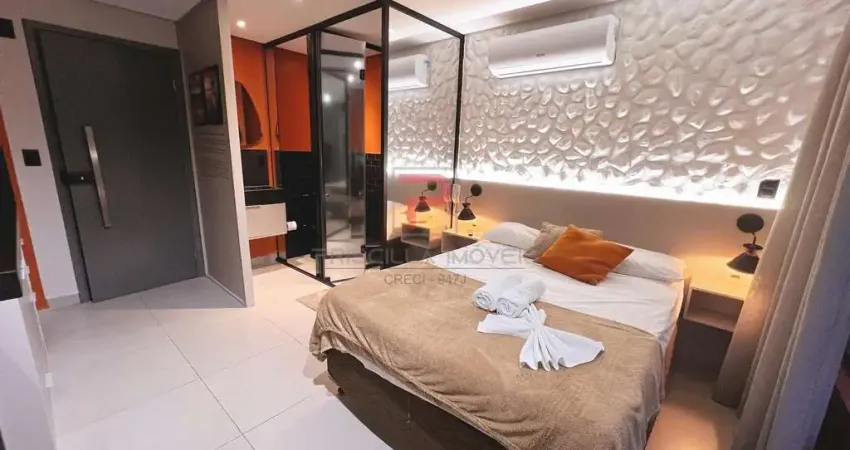 FLAT MARAVILHOSO A 30M DO MAR – PORTEIRA FECHADA no Jardim Oceania