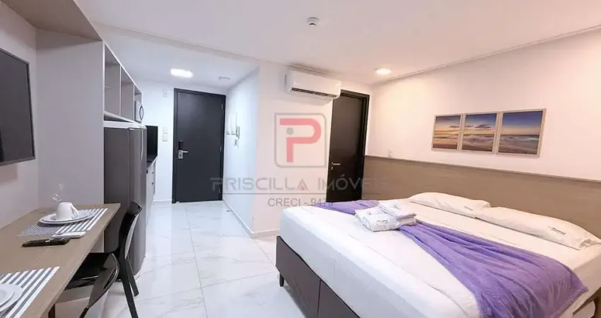 Flat TODO PROJETADO E MOBILIADO no bairro de Tambaú