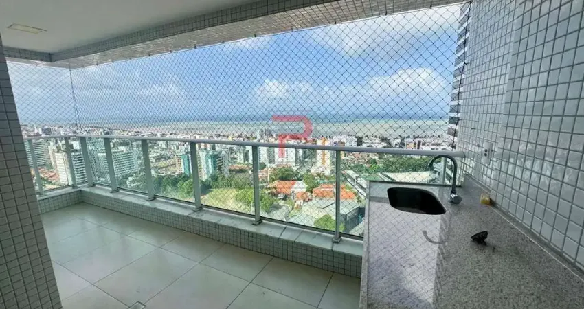 Apartamento com vista mar definitiva no privilegiado bairro do altiplano