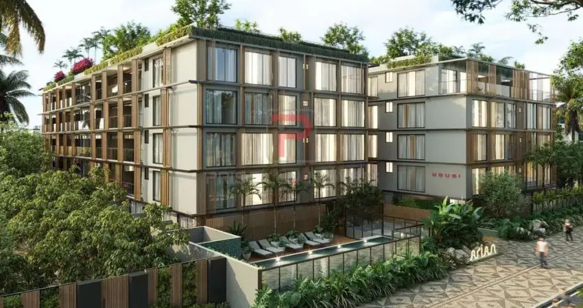 Flat pé na areia super imponente na melhor localização de intermares