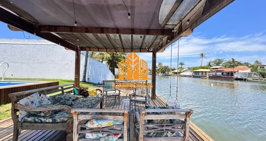 Casa linear com três suítes na ogiva canal navegável 100% em Cabo Frio