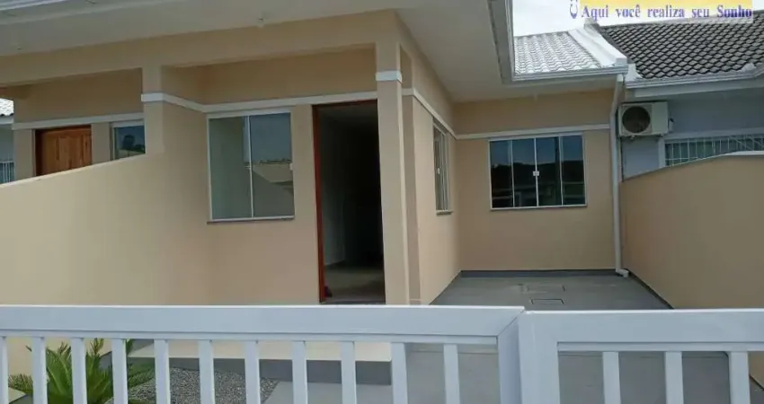 Casa geminada de 2 quartos com suíte - são sebastião, palhoça/sc.