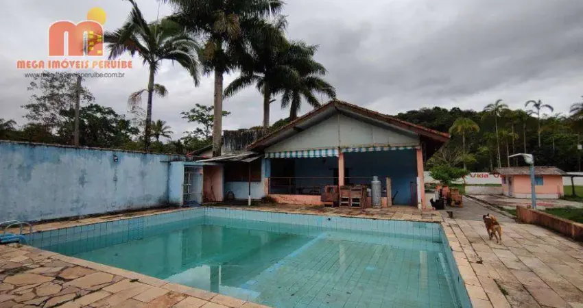 Chácara com 6 dormitórios à venda, 5000 m² por R$ 350.000,00 - Chácaras Iporanga - Peruíbe/SP