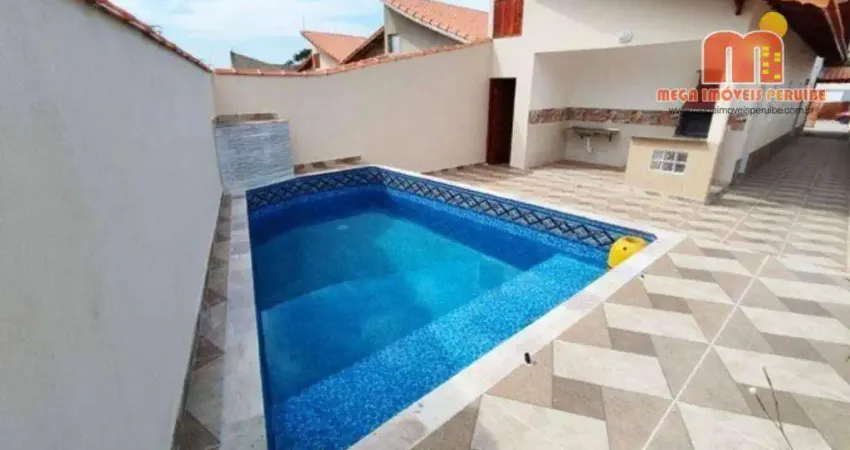 Casa com 2 dormitórios à venda, 85 m² por r$ 380.000,00 - balneário marazul - itanhaém/sp