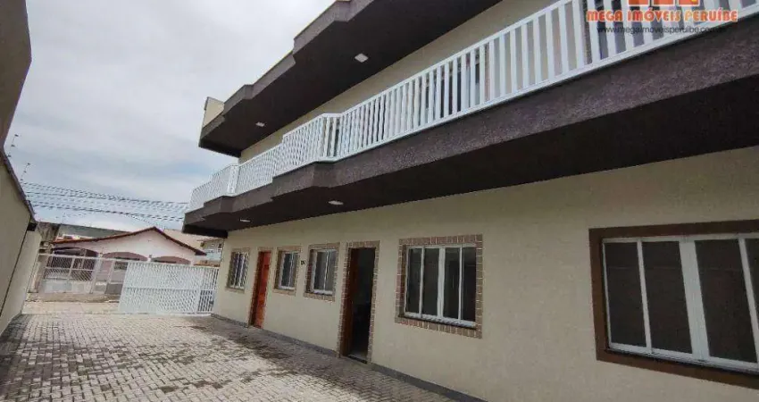 Apartamento com 1 dormitório à venda, 36 m² por r$ 230.000,00 - estância balneária maria helena novaes - peruíbe/sp