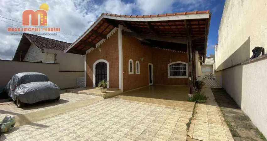 Casa com 3 dormitórios para alugar, 160 m² por r$ 4.500,00/mês - jardim beira mar - peruíbe/sp