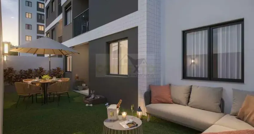 Apartamento garden para venda em curitiba, novo mundo, 1 dormitório, 1 suíte, 1 banheiro, 1 vaga