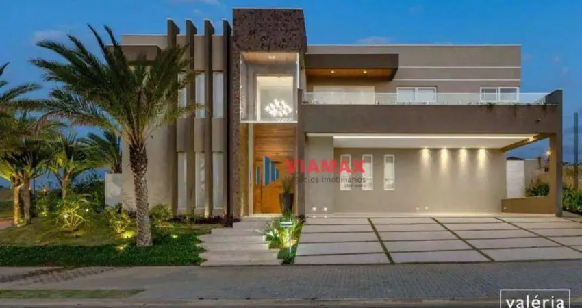 Casa alphaville mobiliada, 550m² e terreno de 706,48 à venda, por r$ 6.797.000,00 - condomínio residencial alphaville ii - são josé dos campos/sp