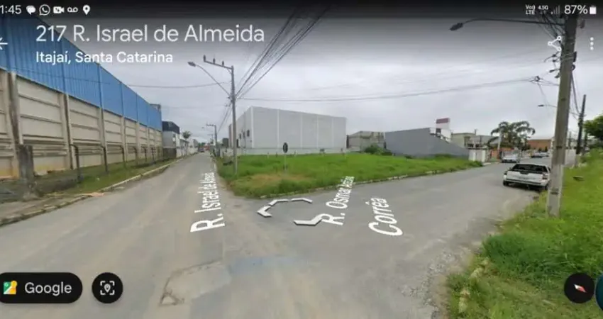 Terreno comercial à venda na Rua Israel de Almeida, 227 LOTE 2, São Vicente, Itajaí