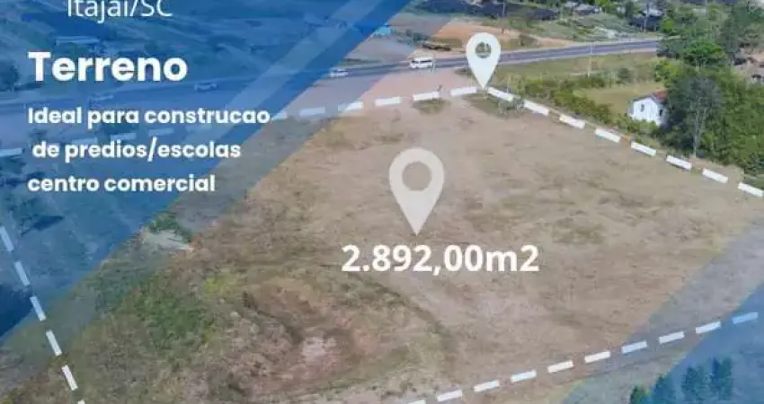 Terreno comercial à venda na Rua João Gaya, 174, Vila Operária, Itajaí