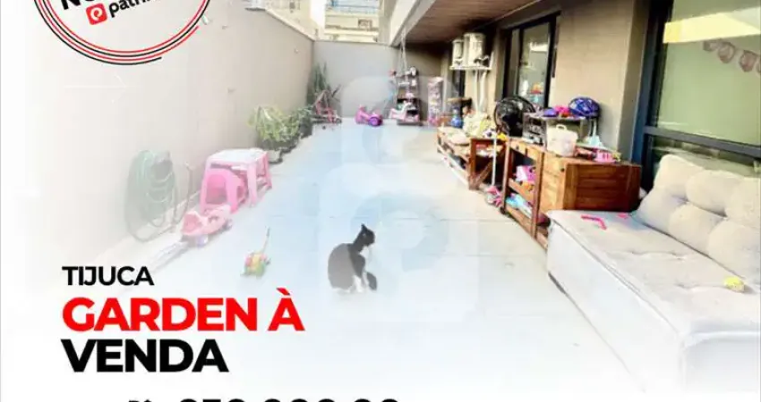 Garden a venda na tijuca , com 2 quartos 100m2 e vaga de garagem na escritura .