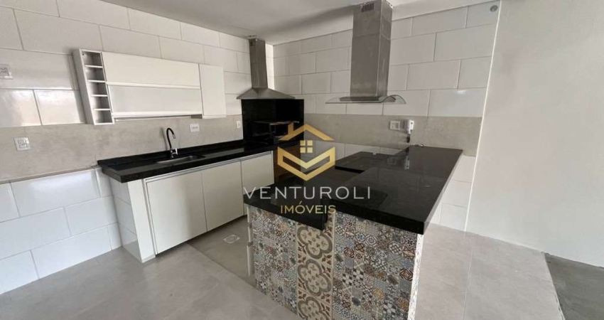 Casa para aluguel com 55 m² e 1 quarto no Bela Vista - Bauru .Cozinha com cooktop , depurador , churrasqueira