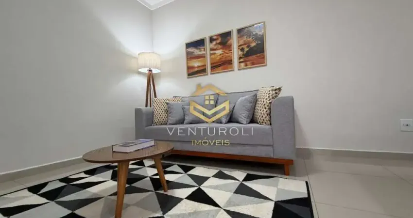 Apartamento mobiliado aconchegante e completo, com 1 dormitório e vaga de garagem!