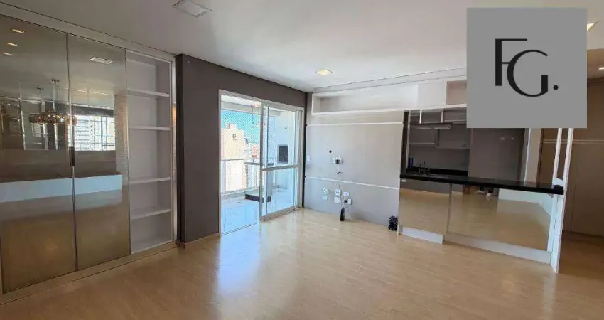 Apartamento com 2 dormitórios para alugar, 80 m² por r$ 4.300,00/mês - gleba palhano - londrina/pr