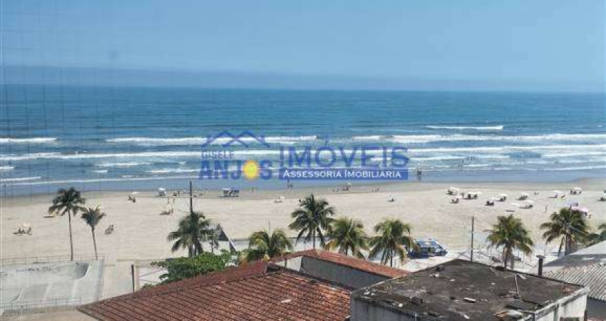 Apartamento vista mar mobiliado de 3 dormitórios, 1 suíte, 1 banheiro social, sala 2 ambientes, cozinha planejada,  área de serviço,  2 vagas de garagem. VALOR R$ 510 mil