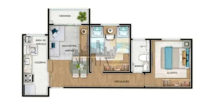 Apartamento à Venda em Jardim Santa Alice, Santa Bárbara D'Oeste - SP