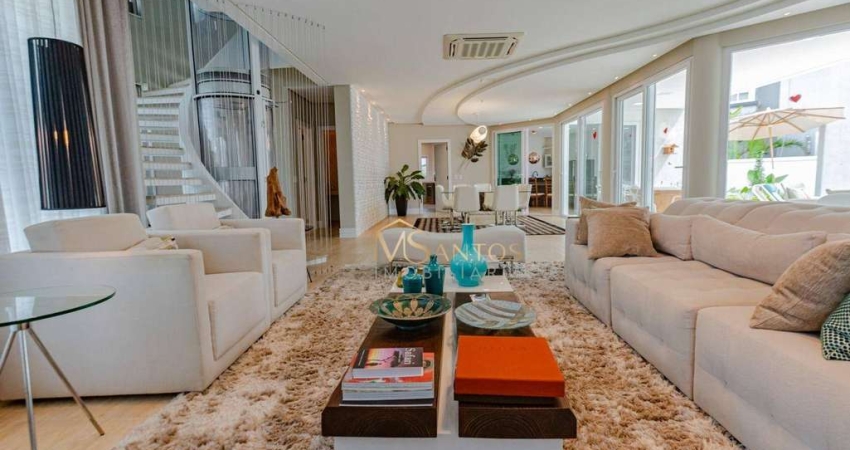 Casa com 6 dormitórios à venda, 665 m² por R$ 9.540.000,00 - Jurerê Internacional - Florianópolis/SC