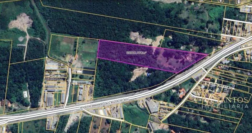 Terreno à venda, 30585 m² por r$ 22.000.000,00 - vargem grande - florianópolis/sc