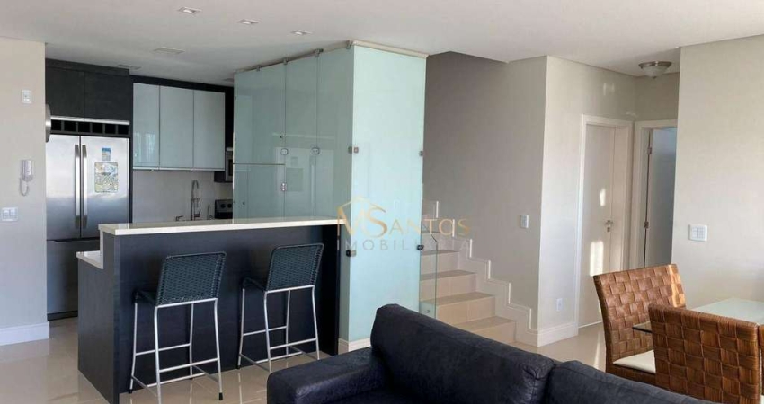 Cobertura com 4 dormitórios à venda, 190 m² por r$ 3.500.000,00 - jurerê internacional - florianópolis/sc