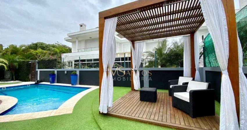 Casa com 5 dormitórios à venda, 800 m² por r$ 14.900.000,00 - jurerê internacional - florianópolis/sc