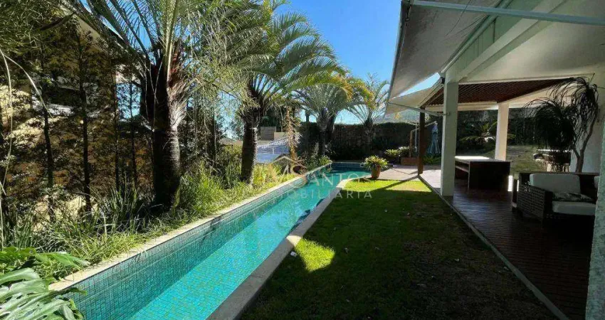 Casa à venda, 656 m² por r$ 7.060.000,00 - cacupé - florianópolis/sc