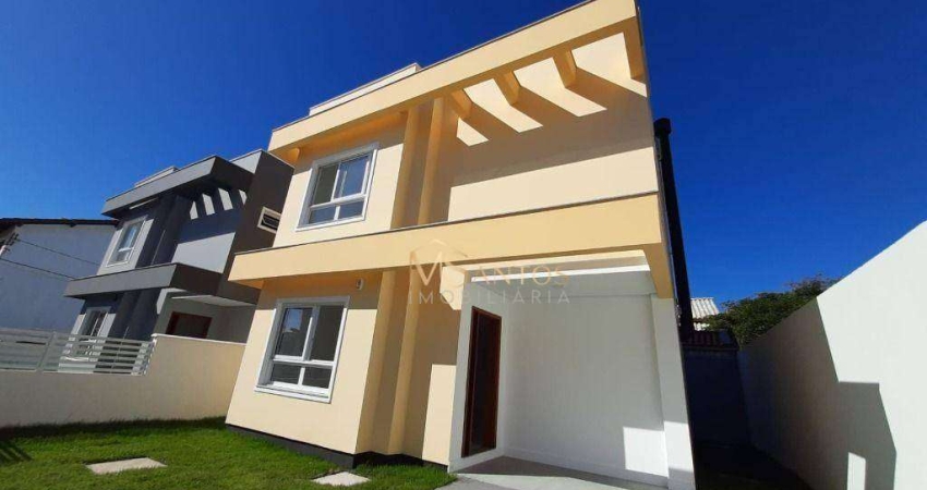 Casa nova com 3 dormitórios à venda, 120 m² por r$ 920.000,00 - santinho - florianópolis/sc