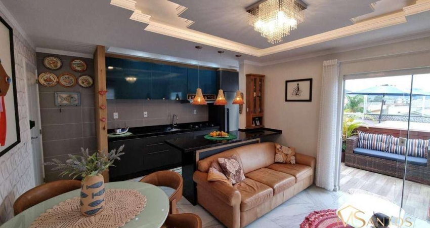 Cobertura com 3 dormitórios à venda, 98 m² por R$ 750.000,00 - Ingleses do Rio Vermelho - Florianópolis/SC