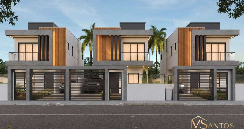Casa com 3 dormitórios à venda, 116 m² por R$ 849.000 - Vargem Grande - Florianópolis/SC