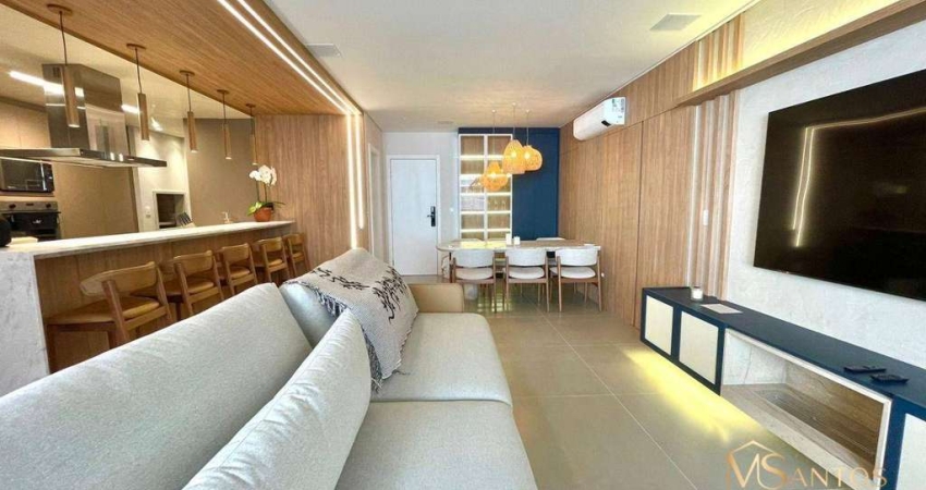 Apartamento com 3 dormitórios à venda, 150 m² por R$ 4.100.000,00 - Jurerê - Florianópolis/SC