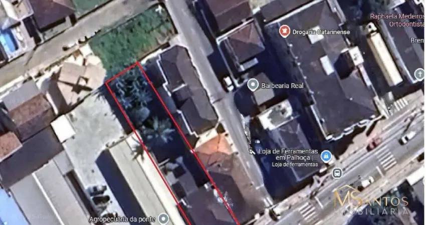 Terreno à venda, 556 m² por r$ 1.280.000,00 - ponte do imaruim - palhoça/sc