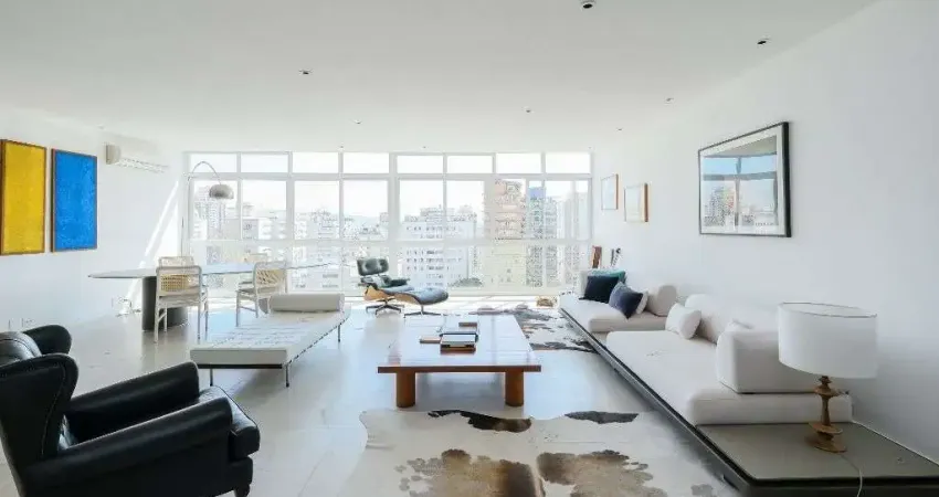 Espetacular apartamento para venda em higienópolis com 4 quartos, sendo 2 suítes , 446m²