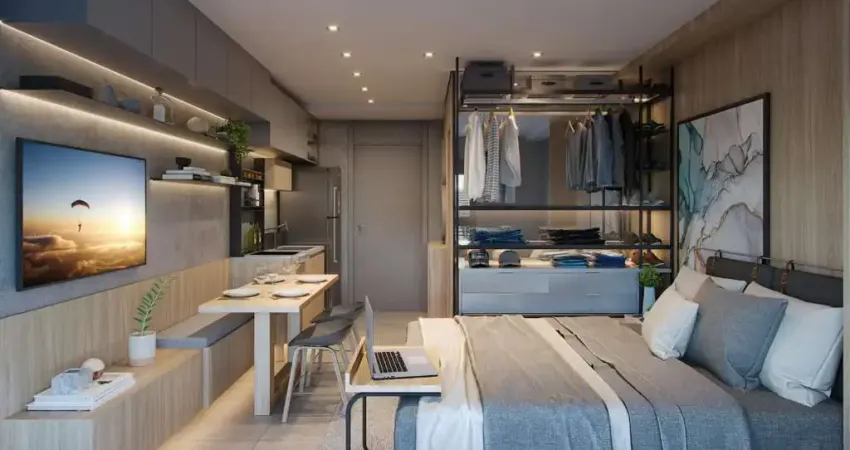 Confortável studio para venda em Vila Dom Pedro I com 1 quarto, 19m²
