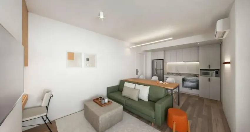 Excelente apartamento tipo para venda em Vila Mariana com 1 quarto, sendo 1 suíte, 37m²