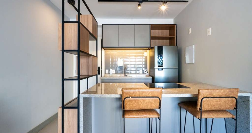 Sensacional studio para venda em Campo Belo com 1 quarto, 40m²