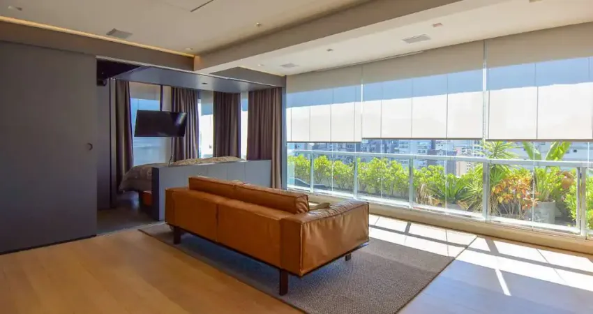 Agradável apartamento tipo para venda em indianópolis com 1 quarto, sendo 1 suíte, 53m²