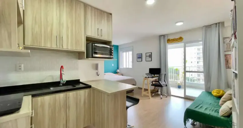 Deslumbrante apartamento tipo para venda em campo belo com 1 quarto, sendo 1 suíte, 37m²