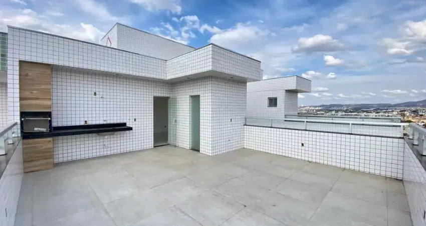 Cobertura para venda em contagem, santa cruz industrial, 3 dormitórios, 1 suíte, 3 banheiros, 2 vagas