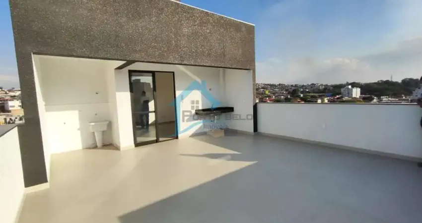 Cobertura para venda em contagem, novo riacho, 3 dormitórios, 1 suíte, 2 banheiros, 2 vagas