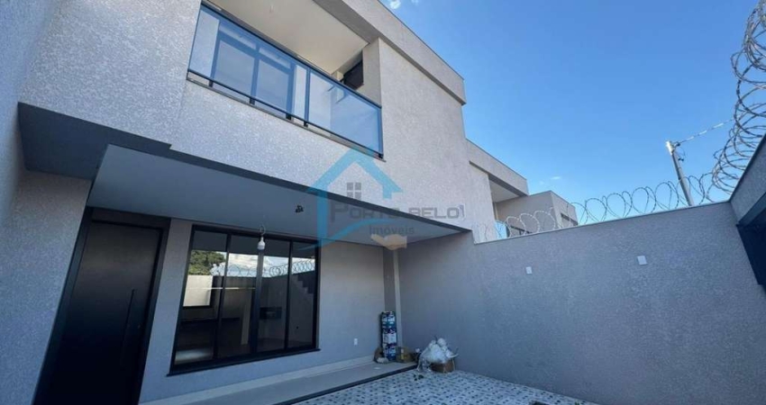 Casa Geminada para Venda em Contagem, Fonte Grande, 3 dormitórios, 3 banheiros, 2 vagas