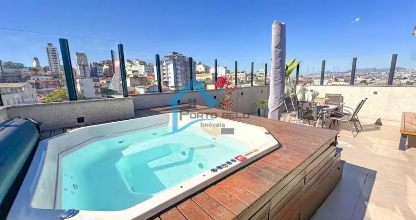 Cobertura para venda em contagem, eldorado, 3 dormitórios, 2 banheiros, 1 vaga