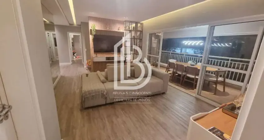 Apartamento à venda na chacára inglesa, 127m² com sacada gourmet e lazer