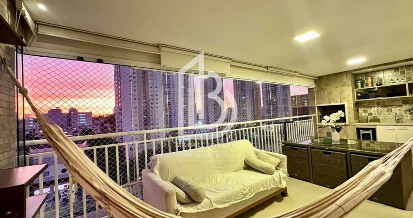 Apartamento 155 m² à venda – 3 suítes, mobiliado, 3 vagas, SBC