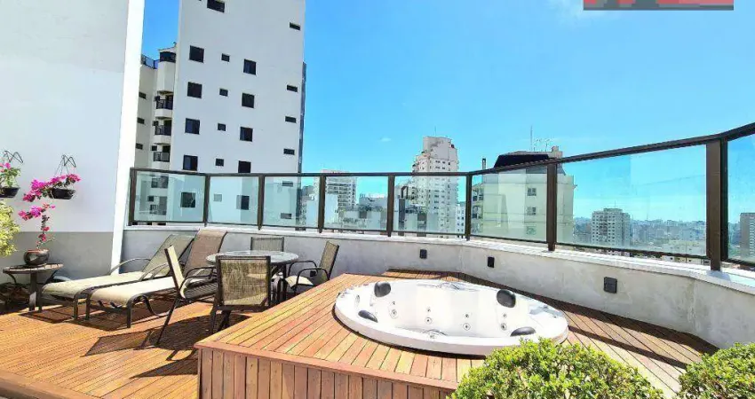 Cobertura de 310m², 4 suítes, 4 vgs, Rua Edson, 1070 - Campo Belo, Ed. Las Palmas
