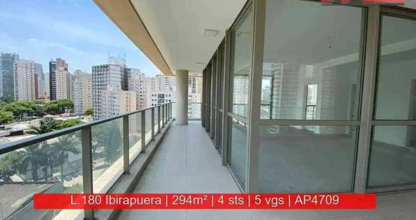 Apartamento de 294m², 4 suítes, 5 vagas, R. do Livramento, 83 - Vila Mariana, Edifício I.180 Ibirapuera
