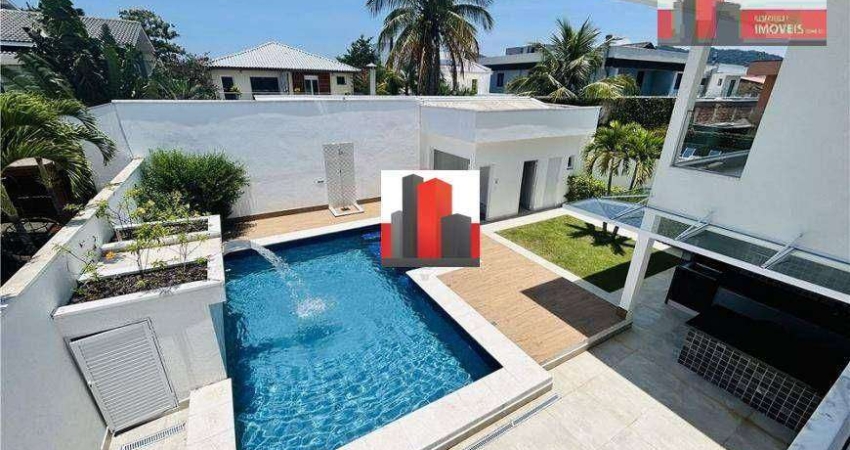 Casa de 458m², 5 suítes, 6 vagas, Condomínio Acapulco - Guarujá - SP