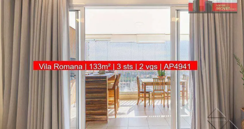 Apartamento Rua Faustolo, 1450 - Vila Romana, 3 sts, 2 vgs, Atelier Aquarela