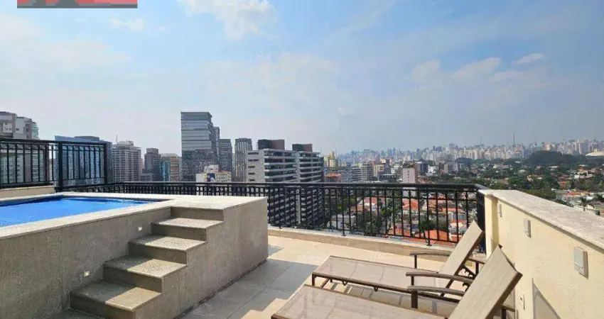 Cobertura r. prof. filadelfo azevedo, 687 - vila nova conceição, 420m², 4 sts, 5 vgs, maison des arts