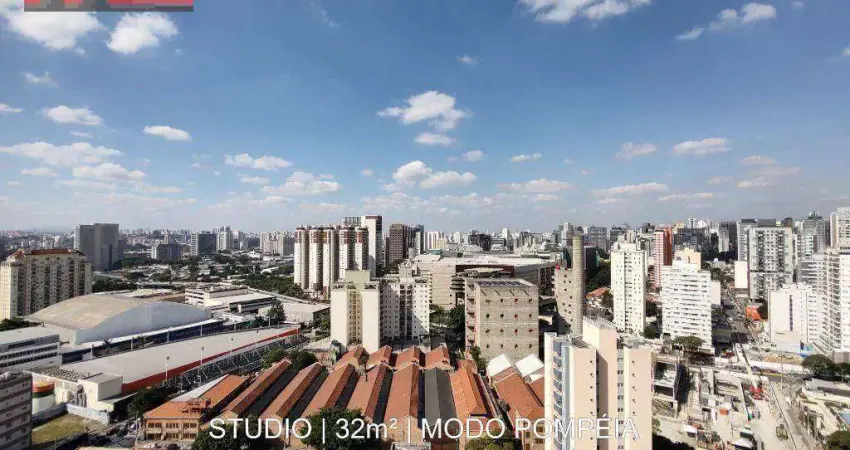 Studio novo no Modo Pompéia, R. Venâncio Aires, 930 - Pompeia, 31m²
