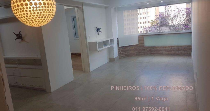 Apartamento Rua Alves Guimarães, 642 - Pinheiros, 2 quartos, 65m², Ed. Paço dos Guimarães