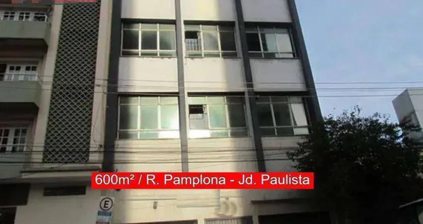 Prédio comercial Rua Pamplona, 1831 - Jardim Paulista, 600m², à venda